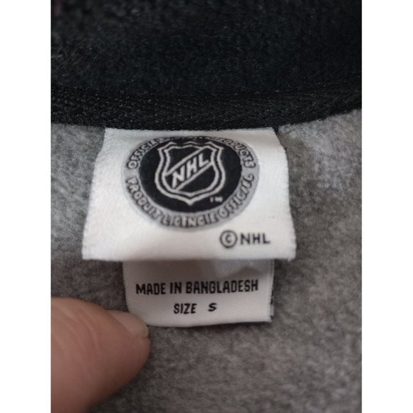 Detroit Red Wings Grey Black Fleece Full Zip Jacket Men's Small NHL - Picture 3 of 8